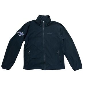 Marmot Black Fleece Jacket‎ NFL Snickers Collaboration Full Zip Men L